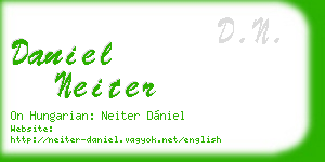 daniel neiter business card